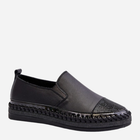 Buty wsuwane damskie skórzane S.Barski D&A LR370 40 Czarne (5905677164404)