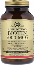 Біотин Solgar Biotin 5000 mcg 100 vcaps