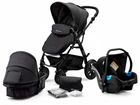 Універсальна коляска 3 в 1 Moov 2, Kinderkraft (pure black), 00-00305279