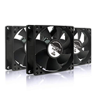 Бесшумный вентилятор AAB Cooling Black Silent Fan 8, 80 мм 3 шт