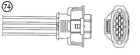 Лямбда-зонд NGK (OZA659-EE71)