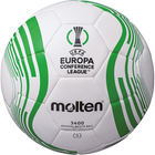 Футбольний м'яч Molten UEFA Conference League 22/23 F5C3400 розмір №5 Біло-зелений (4905741898472) - зображення 1