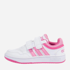 Tenisówki dziecięce dla dziewczynki na rzepy adidas Hoops 3.0 CF C IG6105 30 Białe (4066765416087)