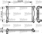 Радіатор охолодження двигуна Valeo 732963 Audi A4, A6; Seat Exeo 8E0121251A, 8E0121251