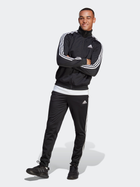 Komplet sportowy męski adidas 3Stripes Tricot Track Suit IC6747 2XL-Short Czarny (4065432655712)