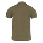 Футболка Mil-Tec быстросохнущая 2XL Tactical Quick Dry Poloshirt Olive (10961001-906-XXL) - изображение 4