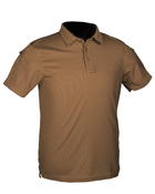 Футболка Mil-Tec Быстросохнущая XL Tactical Quick Dry Poloshirt Coyote (10961019-905-XL)