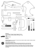 Набор фіксаторів ГРМ NEO Tools для бензиновых и дизельных двигателей Renault/Opel 11-322 (5907558436235) - зображення 6