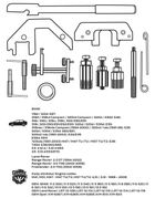 Zestaw blokad rozrządu NEO Tools do silników diesla BMW 11-316 (5907558436198) - obraz 7