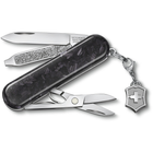 Ніж Victorinox Classic SD Brilliant Carbon 58 мм/5 функцій/чорний