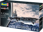 Model do sklejania Revell 65824 Lotniskowiec USS Enterprise CV-61:1200 (4009803365824)