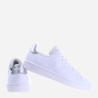 Tenisówki damskie z eko skóry adidas Advantage Base IF8550 36 Biały/Srebrny (4066759100954) - obraz 3