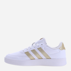 Tenisówki damskie z eko skóry adidas Breaknet 2.0 ID7116 36.5 Biały/Złoty (4066755779789) - obraz 2