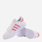 Tenisówki damskie z eko skóry adidas Breaknet GZ8082 36.5 Biały/Różowy (4064047817287) - obraz 4