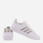 Tenisówki damskie z eko skóry adidas Grand Court 2.0 GW9215 38.5 Biały/Perłowy (4065426187403) - obraz 3