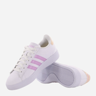 Tenisówki damskie z eko skóry adidas Grand Court 2.0 GW9221 36 Biały/Jasnoróżowy (4065426180749) - obraz 4