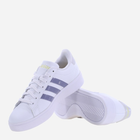 Tenisówki damskie z eko skóry adidas Grand Court 2.0 HP2541 40.5 Biały/Fioletowy (4066746652848) - obraz 4