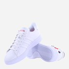 Tenisówki damskie z eko skóry adidas Grand Court 2.0 HP9416 38.5 Biały/Czerwony (4066748246151) - obraz 4