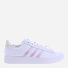 Sneakersy damskie z eko skóry adidas Grand Court 2.0 IE1868 38.5 Biały/Jasnoróżowy (4065432901116)