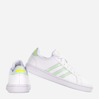 Tenisówki damskie skórzane adidas Grand Court EG7643 36.5 Biały/Jasnozielony (4062051376707) - obraz 3