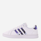 Tenisówki damskie skórzane adidas Grand Court H00705 36.5 Biały/Fioletowy (4064047584653) - obraz 2