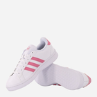 Tenisówki damskie skórzane adidas Grand Court GZ8186 36.5 Biały/Różowy (4064047970890) - obraz 4