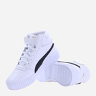 Tenisówki damskie skórzane Puma Carina 2.0 Mid 385851-06 37.5 Białe (4065452465797) - obraz 4