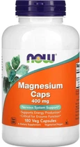 Магний NOW Magnesium 400mg - 180 vcaps