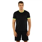 Форма футбольного судді комплект футболка та шорти SP-Sport CO-581 3XL чорний-салатовый