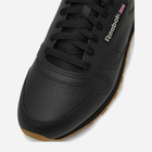 Чоловічі кросівки Reebok Classic Leather 100008493 40.5 Чорні (4065419120462) - зображення 7