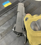 Страйкбольный Пистолет COLT Browning M1911 VIGOR V21 металл, стреляет пульками 6 мм Черный - изображение 6