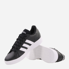 Жіночі кеди низькі adidas Grand Court Base 2 GW9262 40.5 Чорний/Білий (4065426736540) - зображення 4