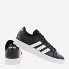 Tenisówki damskie z eko skóry adidas Grand Court Base 2 GW9262 36.5 Czarny/Biały (4065426736519) - obraz 3