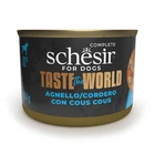 Консерва для дорослих собак Schesir Taste The World Ягня і кус кус