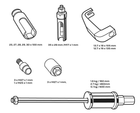 Знімачі для форсунок DCT NEO Tools з інерційним молотком 11-884 (5907558435412) - зображення 11