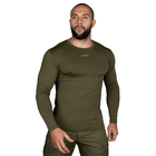 Тактический CamoTec лонгслив CoolTouch Olive Ukraine олива 2XL - изображение 1