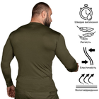 Тактичний CamoTec лонгслів CoolTouch Olive олива 2XL - зображення 2