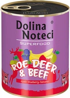 Влажный корм Dolina Noteci Superfood с мясом косули и говядины