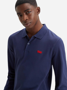 Koszulka polo męska z długim rękawem Levi's Ls Slim Housemark A5797-0001 XL Granatowa (5401128307562) - obraz 4