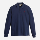 Koszulka polo męska z długim rękawem Levi's Ls Slim Housemark A5797-0001 XL Granatowa (5401128307562) - obraz 5