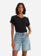 Koszulka damska bawełniana Levi's Margot A7247-0003 S Czarna (5401128775606) - obraz 3