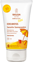 Сонцезахисне молочко Weleda Едельвейс для чутливої шкіри SPF 30 150 мл (4001638500258)