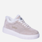 Zimowe sneakersy damskie zamszowe Lee Cooper LCJ-24-01-2972LA 37 (4UK) 24 cm Beżowe (5904292159697)