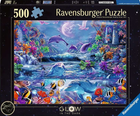 Puzzle Ravensburger Świecące Magiczny świat 49 x 36 cm 500 elementów (4005555004783)