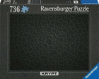 Пазл Ravensburger Krypt Чорний 70 x 50 см 736 деталей (4005555000549) - зображення 1