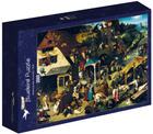 Puzzle Bluebird Przysłowia Piotr Brueghel 1559 116 x 85 cm 3000 elementów (3663384601590) - obraz 1