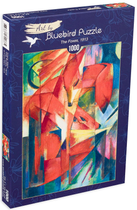 Puzzle Bluebird Franz Marc Lisy 1913 68 x 48 cm 1000 elementów (3663384600685) - obraz 1