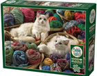 Puzzle Cobble Hill Koty rasy Ragdoll 68 x 49 cm 1000 elementów (0625012401418) - obraz 1