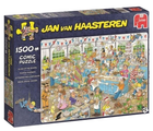 Puzzle Jumbo Jan van Haasteren Starcie piekarzy 90 x 60 cm 500 elementów (8710126190777) - obraz 1