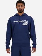 Bluza męska z kapturem kangurka New Balance NBMT03910NNY M Ciemnogranatowa (197375441726)